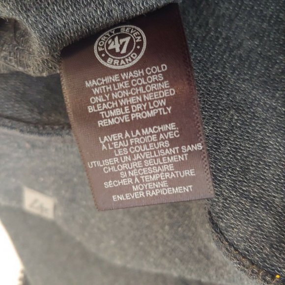 Seattle Seahawks Mens 2X Shirt Pullover 1/4 Zip Long Sleeve Gray 47 Forward NFL - Picture 7 of 9